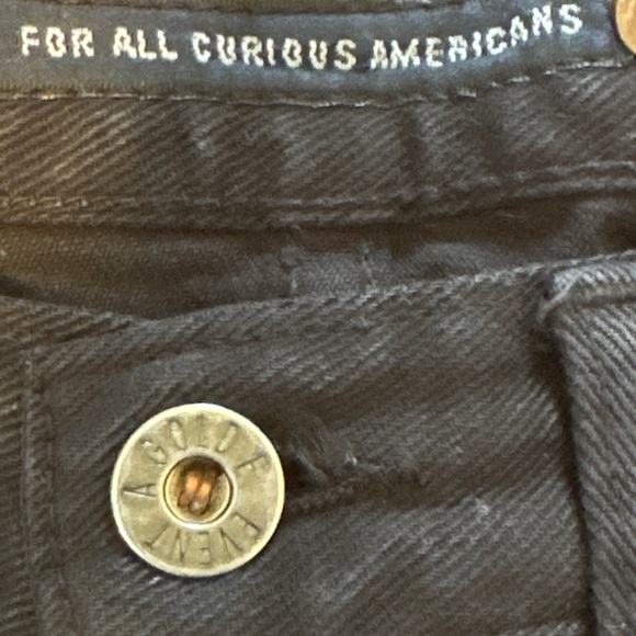 AGOLDE Nico High Rise Slim Jeans Black Wash Women’s Size 27 Made In USA !! - Picture 7 of 16